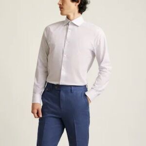 Bonobos Men’s Slim Fit Stretch Dress Shirt Violet Floral, Size L